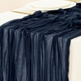 thumbnail image 1 of 1*Cheese Table Runner Pleated Cloth Cheesecloth Table Runner 10Ft Boho Rustic Black Cheese Cloth Table Runner for Decoration Wedding Easter Summer Decoration Table Cloth, 1 of 6