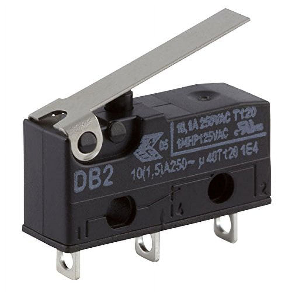 (1) Cherry Micro Switch Hinge Lever SPDT 10.1A 250V DB2CA1LB