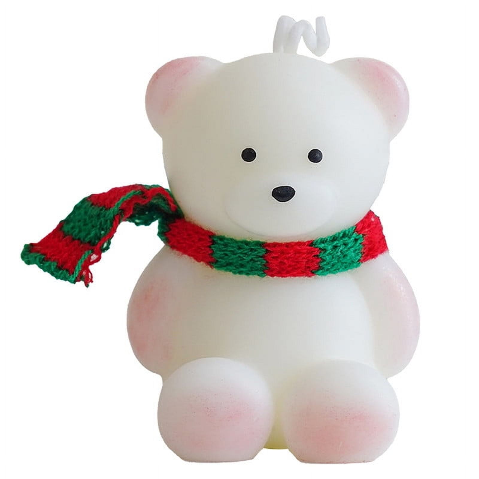 Saashi Christmas Bear Gift Candle