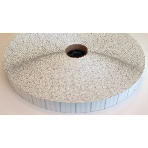 1" Clear Round Tabs/Wafer Seals - Single Roll of 30,000