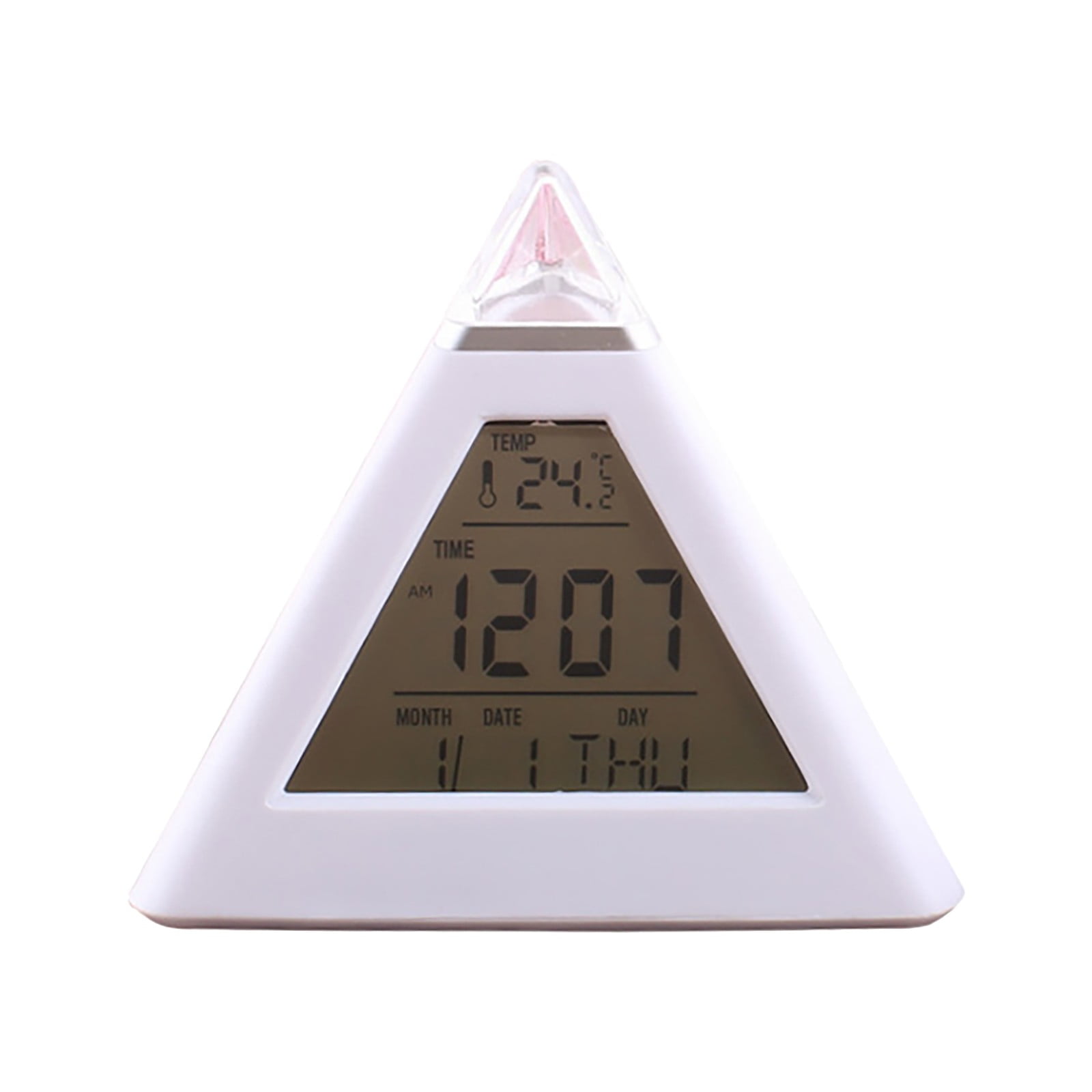 1 Clock, Kaireo Clock, Clock, Home Clock, 7 Led Color Changing Digital