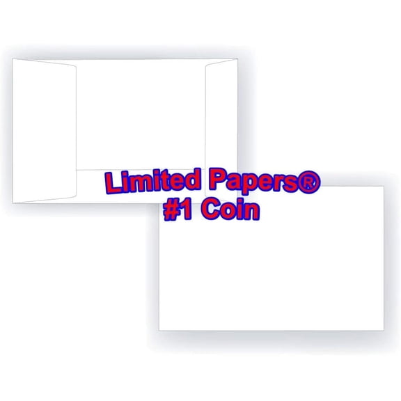 #1 Coin Envelope - Open End - 24# White (2 1/4 x 3 1/2) (2500)