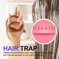 1 Collector Shower Hair Catcher Wall Mounted Hair Catcher Hair Collector Suction Cup | Silicone Hair Catcher Wall Mounted | Suction Cup Hair for Shower Wall for Washstand Pet Bath