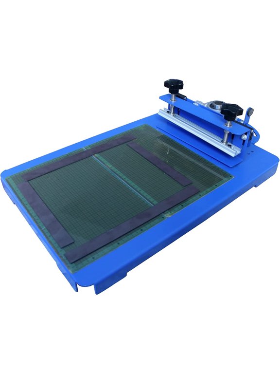 1 Color 1 Station Screen Printing Press Rotatable Screen Plate DIY T-Shirt Printer