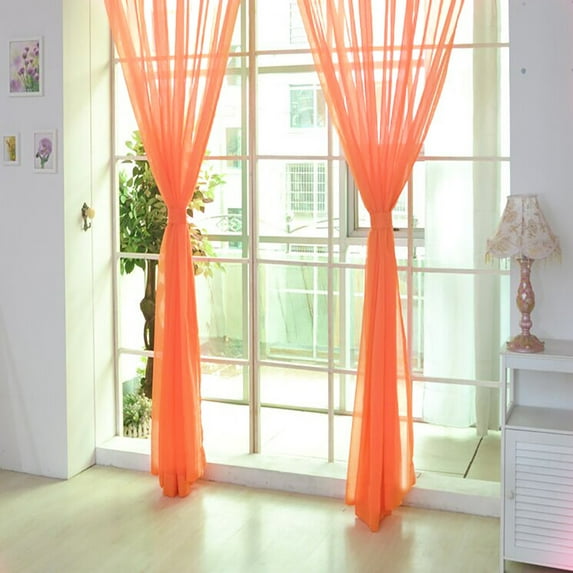 1 Color Scarf Tulle Pure Door PCS Window Drape Sheer Curtain Panel Home Decor Boys Room Curtains for Bedroom Closet Curtains for Bedroom Closet Door