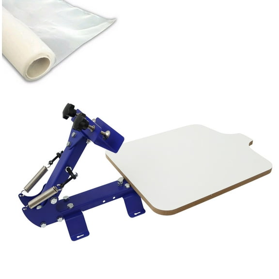 1 Color Screen Printing Table Press Silk Screening Pressing with 3 yards 160M Mesh