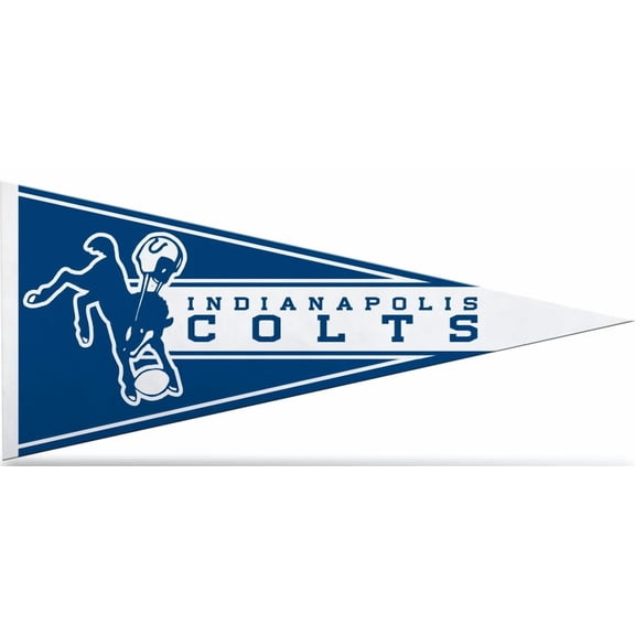 1 Colts Retro Mini Pennant - One Mini Pennant