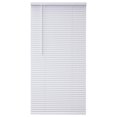 , 1" Cordless Mini Blind 23" (W) X 64" (L) White, Cordless Lift and