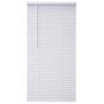 1" Cordless Mini Blind 54"(W) X 64"(L) White, Light Filtering, Cordless