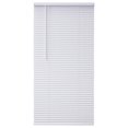1" Cordless Mini Blind 71"(W) X 36"(L) White, Light Filtering, Cordless