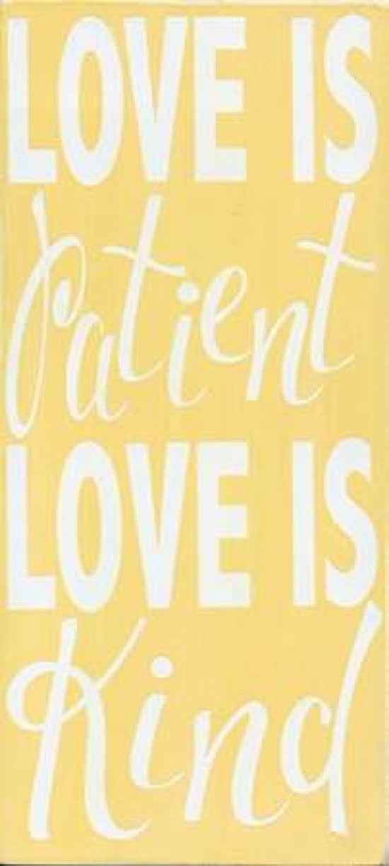 1 Corinthians 13 Canvas Art - Alli Rogosich (24 x 48)