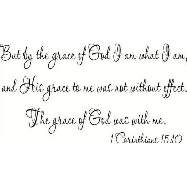 1 Corinthians 1510, Bible Verse Vinyl Wall Decal by Scripture Wall Art