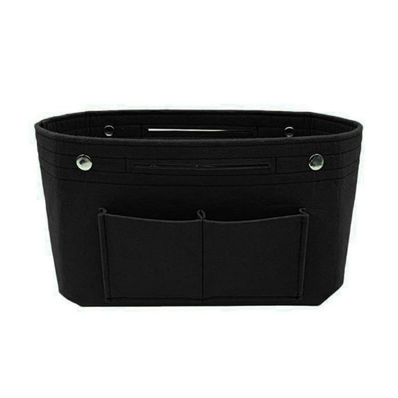 1 Cosmetic Bag Women'S Handbag Organizer Bag Purse Insert Bag Multipocket Tote Useful Bag