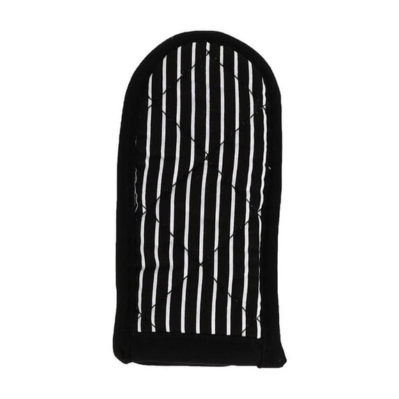 1 Cotton Pot Handle Cover, Cotton Handle Gloves Black and White Stripes, Fdelink Handle Pot Holder Sleeve Pan Cover Skillet Hot Cookware Holders Pans Frying Kitchen Grip Cotton