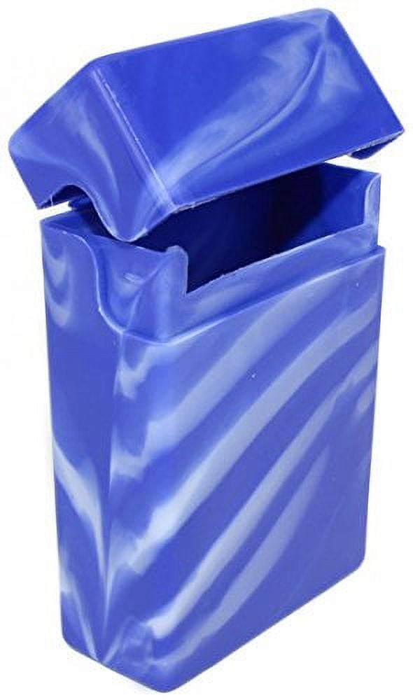 1 Crush-Proof Plastic Flip Top Hinged Lid Cigarette Case for King Size -  3202