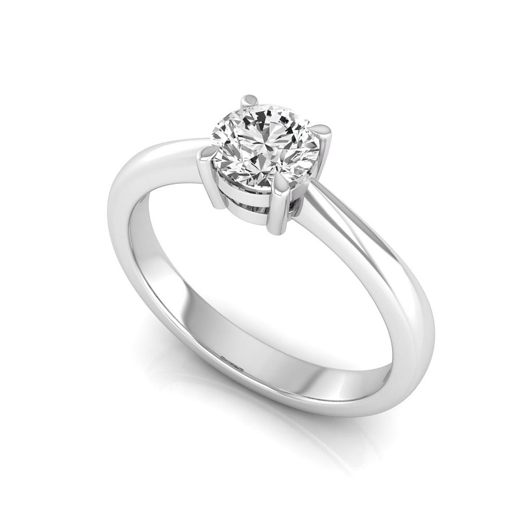 1 Ct Lab Grown Diamond Solitaire Engagement Ring for Women, IGI ...