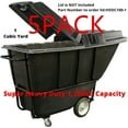 thumbnail image 1 of 1 Cubic Yard Super Heavy Duty Commercial Warehouse Tilt Dump Cart,1250LB Capacity, Tilt Truck, Tilt Construction Jobsite Cart, Tilt Utility Trash Cart with Swivel Caster Wheels, 5 Carts, 1 of 2