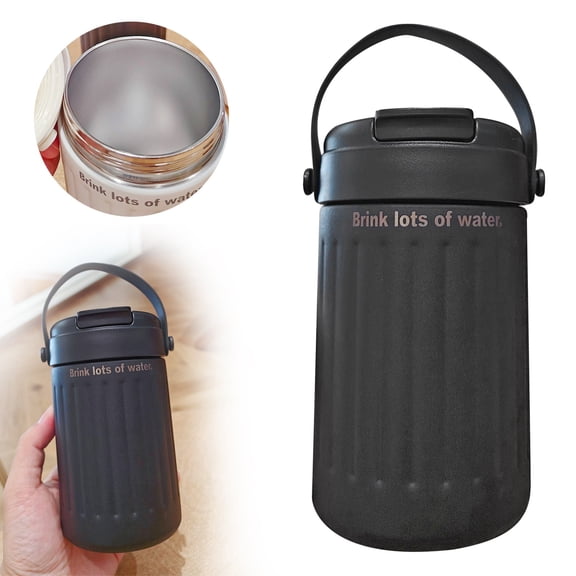 1 Cup Clearance! Stylish Travel Tumbler Stainless Coffee Cup with Leak Proof Lid for Couples