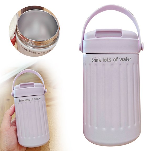 1 Cup Clearance! Stylish Travel Tumbler Stainless Coffee Cup with Leak Proof Lid for Couples