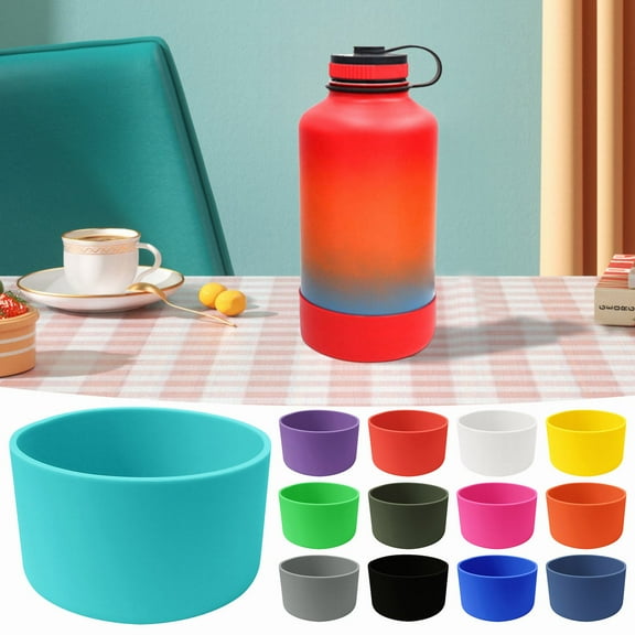 1*Cup Holder Clearance! Nomeni 7.5 Silicone Anti-Slip Cup Cover Cyan (7.5Cm), Home Decor Promotion Sale!