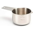 thumbnail image 1 of 1 Cup Measuring Cup Stainless Steel Metal, Accurate, Engraved Markings Us, 1 of 6