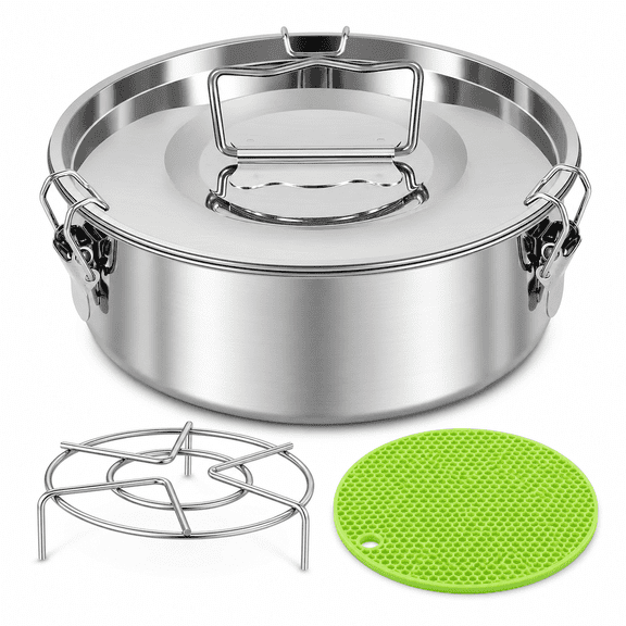 1 Cup Stainless Steel Flan Mold Set,304 Stainless Steel Flan Pan Mold with Lid 1.5QT Capacity Flan Baking Mold Round Cake Baking Flan Maker Cheesecake Pans for Chocolate Cake