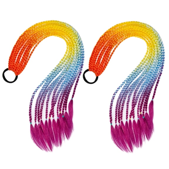 1 Curly Human Hair Ponytail Holder Ring Synthetic Wig 2pcs High Temperature Curly Weave Closure Hair Fiber