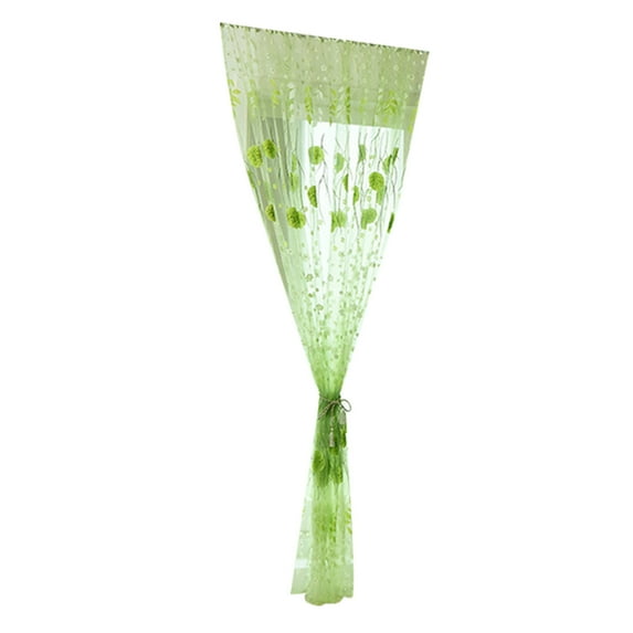 1 Curtain 39‘’X106‘’ Window Screen Decoration Cluster Flower Tulle Curtain Tulle Tracery Voile Drape Drapery Polyester Fabric Curtain