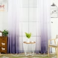 thumbnail image 1 of 1*Curtain Door Scarf Gradient Color Tulle Window Curtain Panel Transparent Home Textiles Curtain, 1 of 3