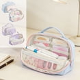 thumbnail image 1 of Under $1 Cute Pencil Case Large Capacity Pencil Pouch Jelly Candy Color Pencil Box Handheld Pen Bag Stationery Organizer for College Office Desk Supplies by PALIFEUR, 1 of 6