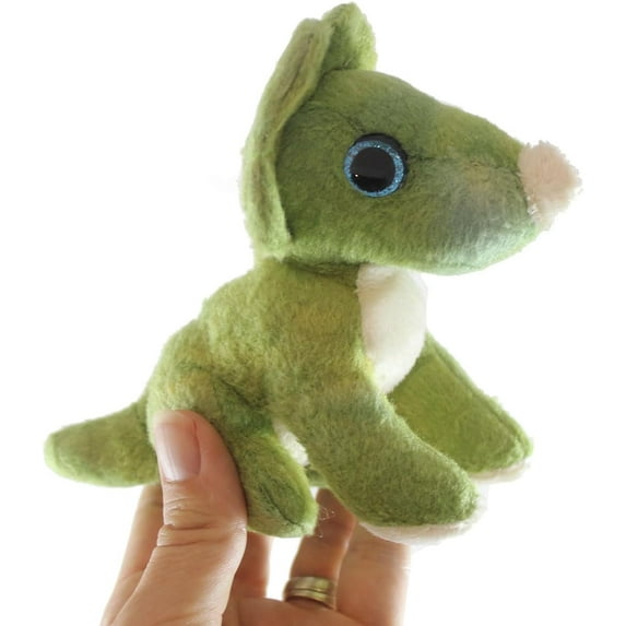 1 Cute Triceratops Dino Plush Stuffed Animals- Adorable Mini Plushie Stuffie - Dinosaur