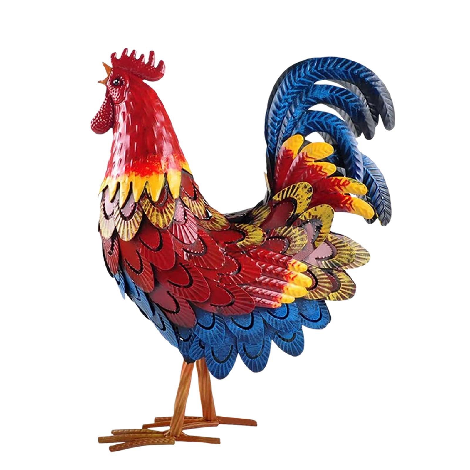 1 Cute Wooden Rooster Pendant For Jewelry Making And Home Decoration