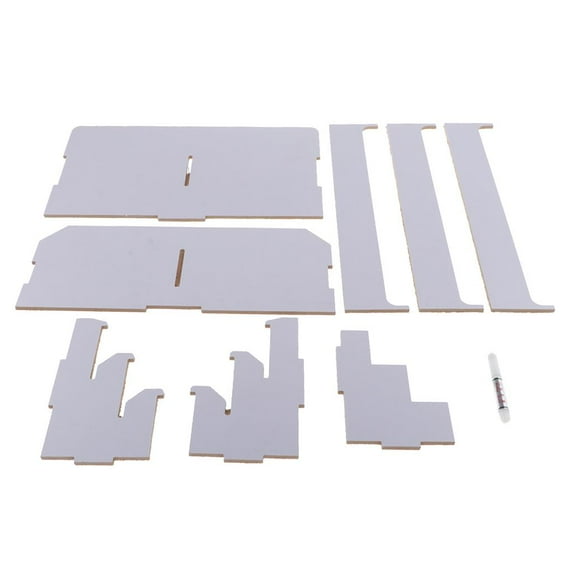 1 DIY Model Combination Box for Miniature Stage, Manual Production of Model 300x165x120mm