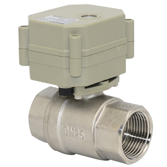 1" DN25 Two wires control Normally Closed Electric Ball Valve,AC110-230V Stainless Steels Motorized Ball Valve