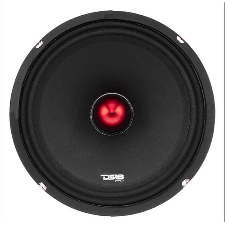 1 DS18 PRO-X10BM 10" Bullet Speaker 600W 8 Ohm Midrange Car Audio Loudspeaker