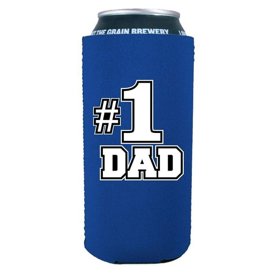 #1 Dad 16 oz. Can Coolie (Royal)