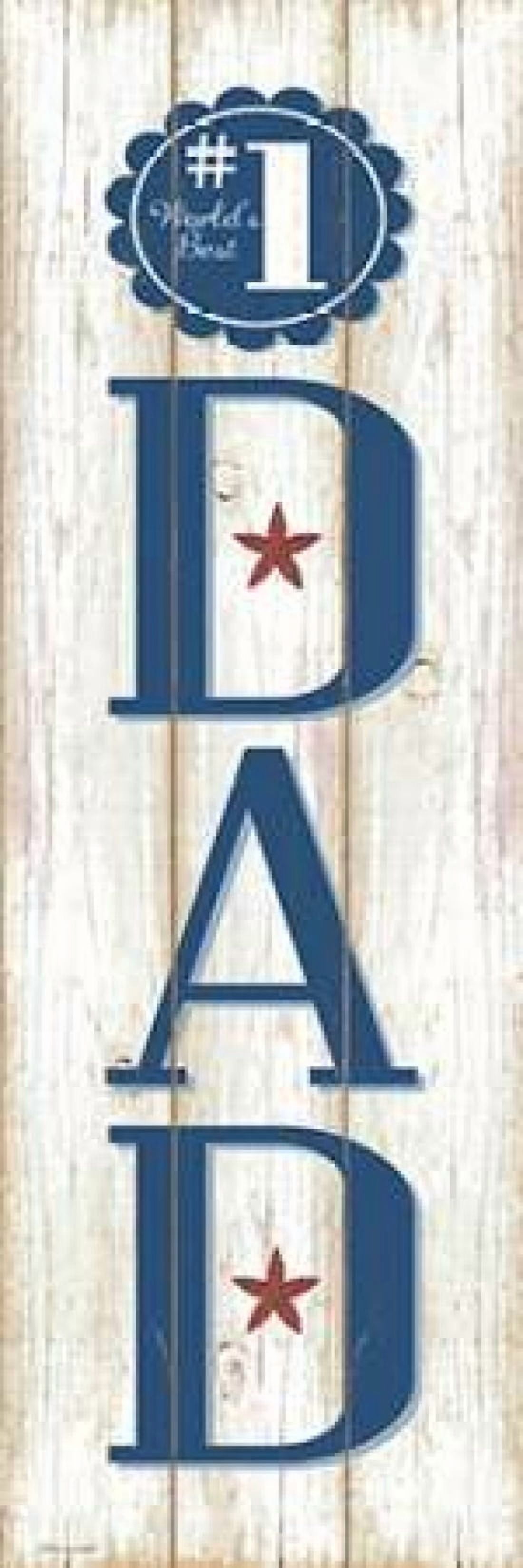 #1 Dad IV Canvas Art - Stephanie Marrott (8 x 24)