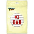 thumbnail image 1 of #1 Dad Number One Father Refrigerator Button Magnet, 1 of 2