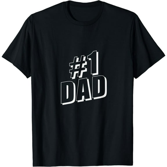 #1 Dad Number One Father's Day T-Shirt
