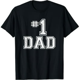 1 Dad Number One Father's Day Vintage Style T-Shirt 1 Dad Number One Father's Day Vintage Style T-Shirt