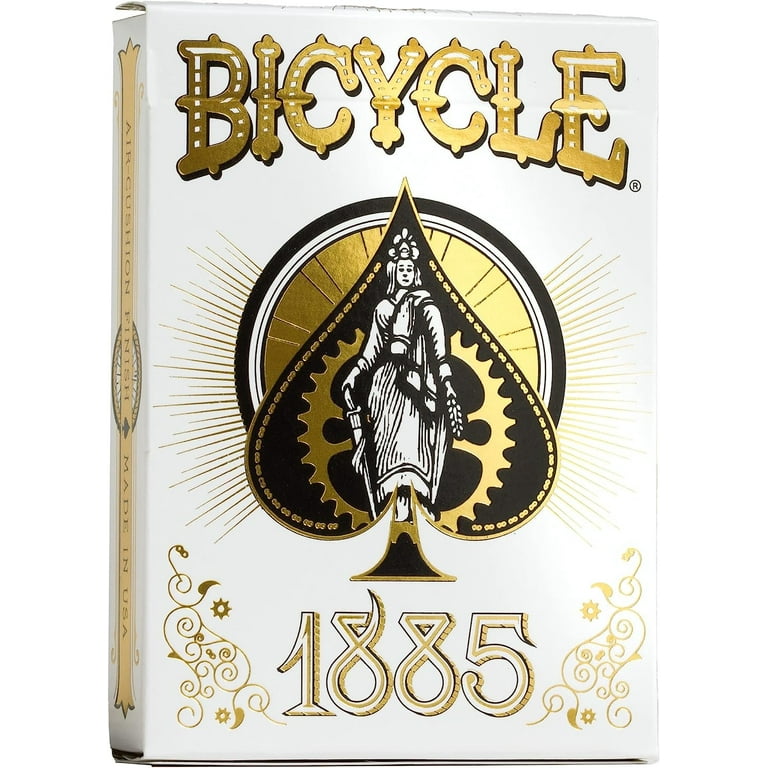 Bicycle 1885 Anniversary Playing Cards packaging may vary , White
