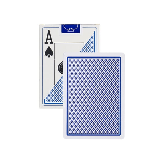 1 Decks 56 Cards Plastic Playing Texas Hold'em 6.3CMX8.8CM Waterproof Washable Poker Adult Baccarat Bridge Entertainment