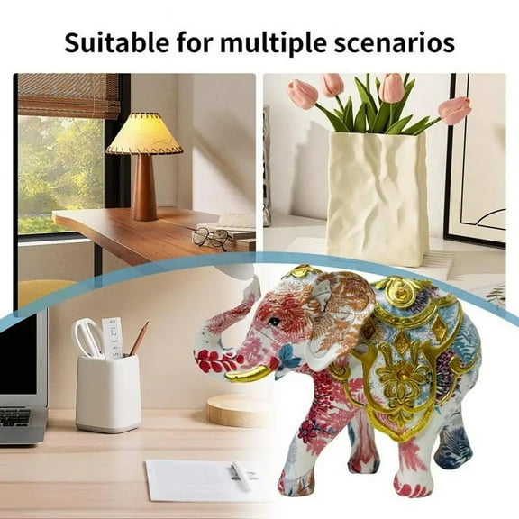1 * Decorative Elephant Statue-As Shown