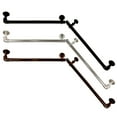 thumbnail image 1 of 1" Dia Adjustable 28" to 48" Blackout Corner Curtain Rod in Satin Nickel,(BOTCR-285), 1 of 4