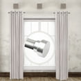 thumbnail image 1 of 1" Dia Side Curtain Rod Adjustable 12" to 20" (Set of 2) - Satin Nickel,(SIDE100-5), 1 of 2