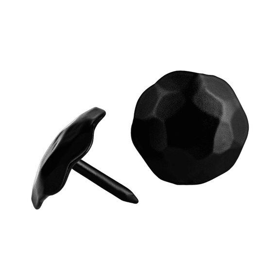 1" Diameter Decorative Nails Door Clavos Hammered Iron Hand Crafted for Barn Doors, Gates & Shutters – Various Finishes Available – Pack Quantities of 10, 25, 50