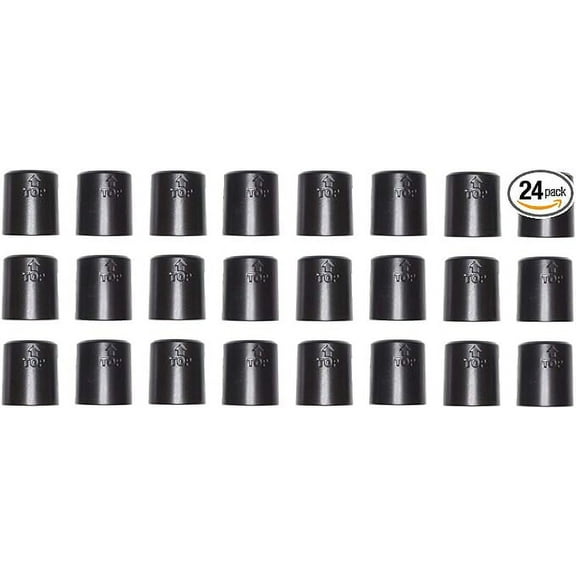 1" Diameter Post Wire Shelf Clips Shelving Split Sleeves Lock Metal Rack Locking Plastic - Pick-a-Pack - 24