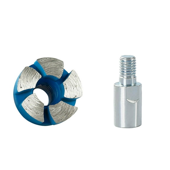 1" Diamond Mini Flat Grinding Head for Angle Grinder - Heavy-Duty Stone & Concrete Grinding Disc for Precision Bottom Cleaning, Polishing & Surface Prep