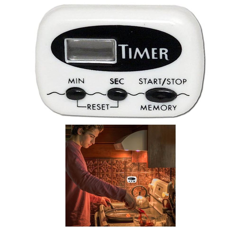 Agabani Digital Cooking Timer, Loud Alarm LCD Display, Digital