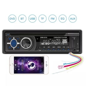 1 Din Car DVD CD Player Stereo Radio FM/AM Single Din Bluetooth Head Unit In-Dash USB/AUX Car Audio MP4 Player